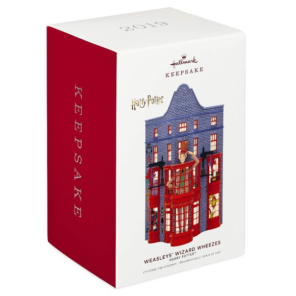 New! Harry Potter Weasleys' Wizard Wheezes Shop Hallmark Keepsake Ornament 2019